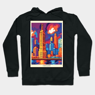 fauvism art of new chicago usa Hoodie